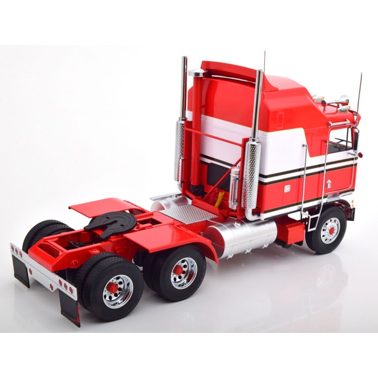 Road Kings RK180141 - 1976 Kenworth K100 Aerodyne Prime Mover Red & White - BJ McKay - BJ and the Bear Design - Scale 1:18