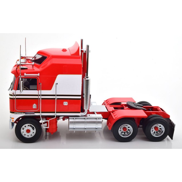 Road Kings RK180141 - 1976 Kenworth K100 Aerodyne Prime Mover Red & White - BJ McKay - BJ and the Bear Design - Scale 1:18