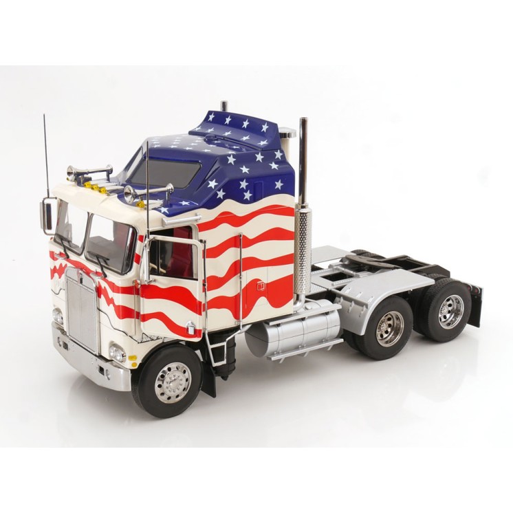 Road Kings RK180146 - Kenworth K100 Aerodyne 6x4 Truck Stars & Stripes American Flag - Scale 1:18