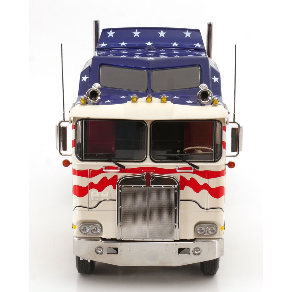 Road Kings RK180146 - Kenworth K100 Aerodyne 6x4 Truck Stars & Stripes American Flag - Scale 1:18