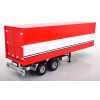 Road Kings RK180160 - 2 axle Semi Box Trailer Red & White - BJ McKay - BJ and the Bear Design - Scale 1:18