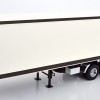 Road Kings RK180163 - 2 axle Semi Box Trailer White / Black - Scale 1:18