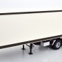 Road Kings RK180163 - 2 axle Semi Box Trailer White / Black - Scale 1:18