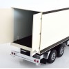 Road Kings RK180163 - 2 axle Semi Box Trailer White / Black - Scale 1:18