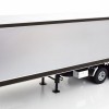 Road Kings RK180168 - 2 axle Semi Box Trailer Silver / Black - Scale 1:18
