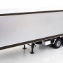 Road Kings RK180168 - 2 axle Semi Box Trailer Silver / Black - Scale 1:18