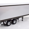Road Kings RK180168 - 2 axle Semi Box Trailer Silver / Black - Scale 1:18