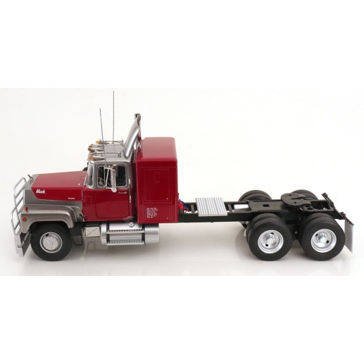 Road Kings RK180173 - 1974 Mack RL 700L 6x4 Prime Mover Red Metallic Silver - Scale 1:18