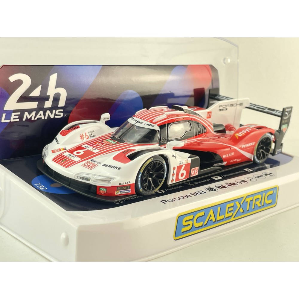 Scalextric C4593 Porsche 963 24hrs LeMans 2024 - 4th Place Slot Car 1:32 Scale