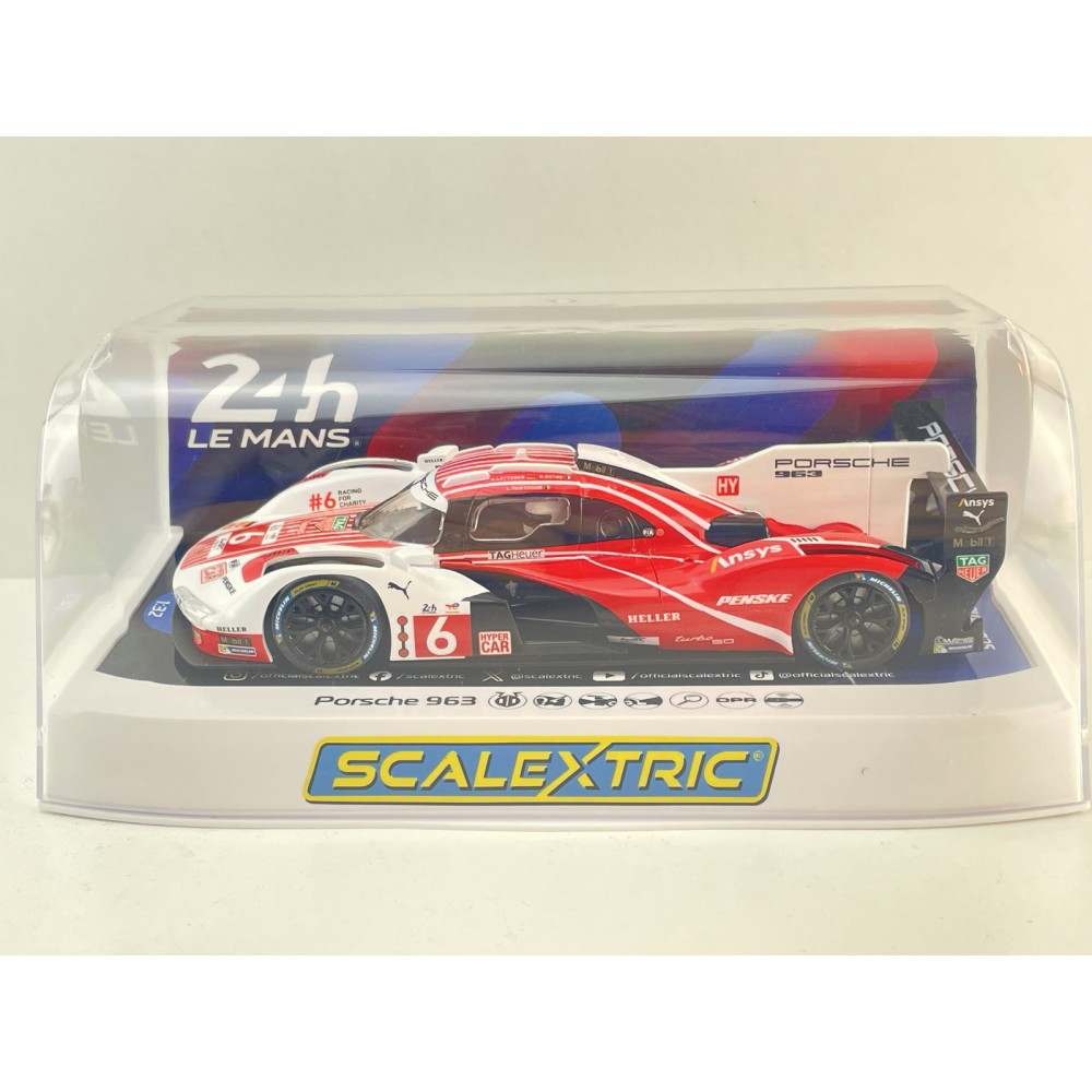 Scalextric C4593 Porsche 963 24hrs LeMans 2024 - 4th Place Slot Car 1:32 Scale