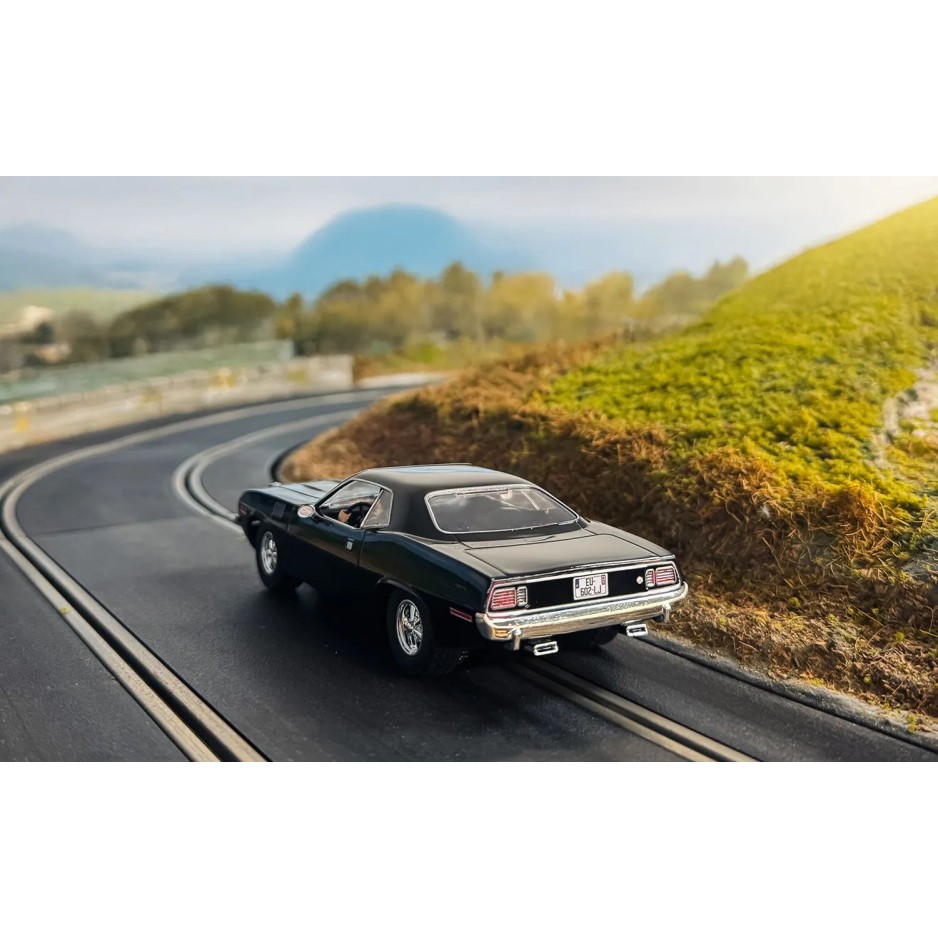 Scalextric C4595 Plymouth Barracuda Slot Car - John Wick Chapter 4 Slot Car 1:32 Scale