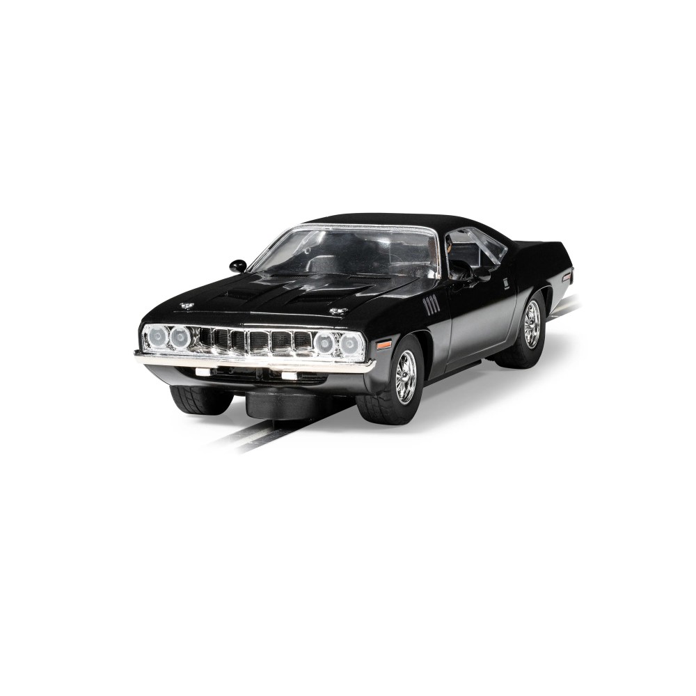 Scalextric C4595 Plymouth Barracuda Slot Car - John Wick Chapter 4 Slot Car 1:32 Scale