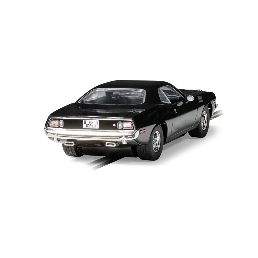 Scalextric C4595 Plymouth Barracuda Slot Car - John Wick Chapter 4 Slot Car 1:32 Scale