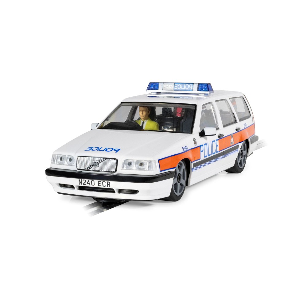 Scalextric C4627 Volvo 850 Estate Slot Car - Police Edition Slot Car 1:32 Scale