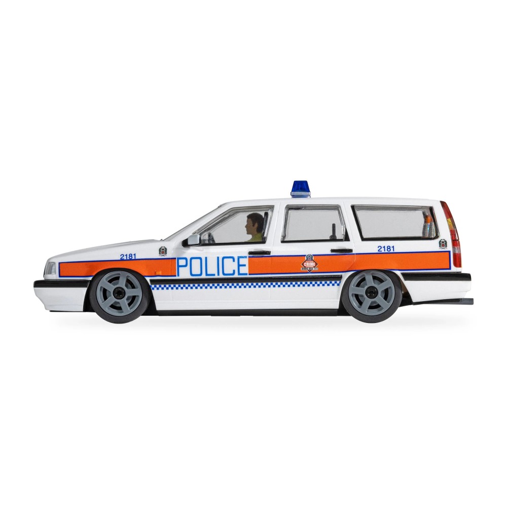 Scalextric C4627 Volvo 850 Estate Slot Car - Police Edition Slot Car 1:32 Scale