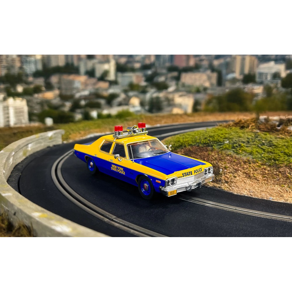 Scalextric C4636 Dodge Monaco NY  State Police Department Slot Car 1:32 Scale