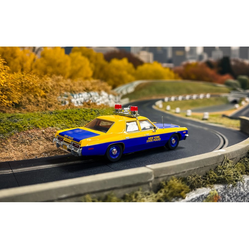 Scalextric C4636 Dodge Monaco NY  State Police Department Slot Car 1:32 Scale