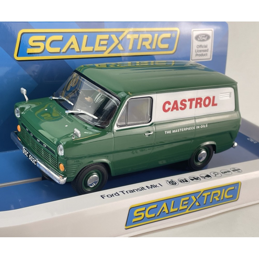 Scalextric C4648 Ford Transit MK1 Van Castrol Slot Car 1:32 Scale