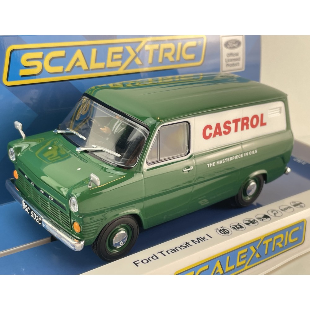 Scalextric C4648 Ford Transit MK1 Van Castrol Slot Car 1:32 Scale