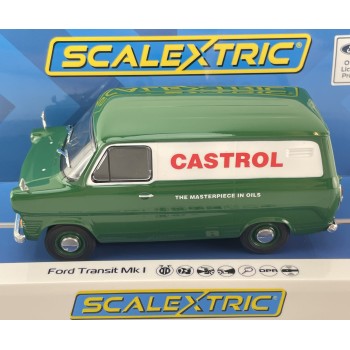 Scalextric C4648 Ford Transit MK1 Van Castrol Slot Car 1:32 Scale