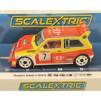 Scalextric C4668 - Austin Metro 6R4 - Didier Auriol No 7 Slot Car 1:32 Scale