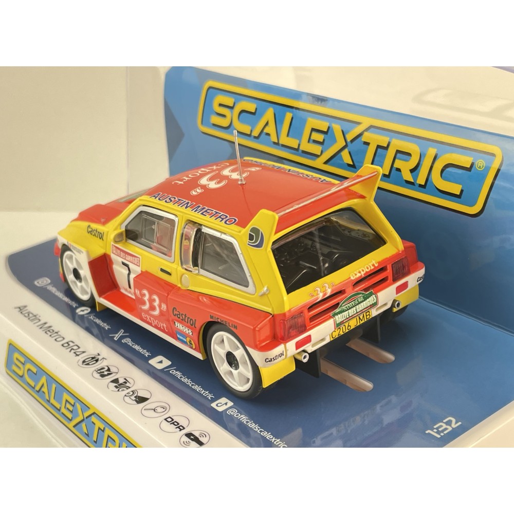 Scalextric C4668 - Austin Metro 6R4 - Didier Auriol No 7 Slot Car 1:32 Scale