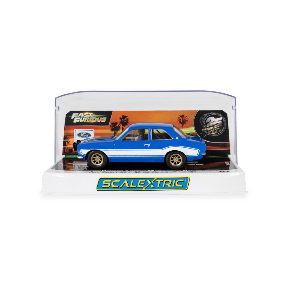 Scalextric C4677 Ford Escort MK1 Fast And Furious 6 Slot Car 1:32 Scale