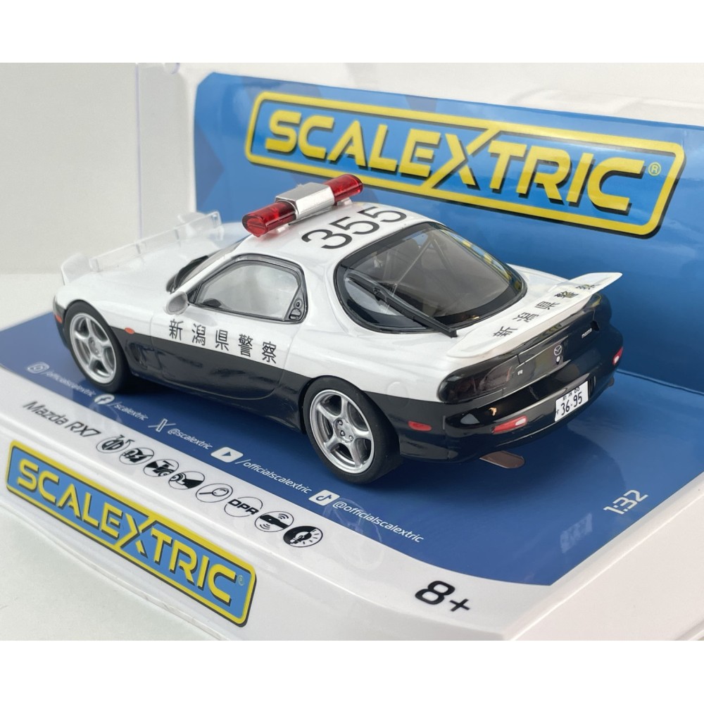Scalextric C4681 - Mazda RX-7 FD Japanese Police RHD Slot Car 1:32 Scale