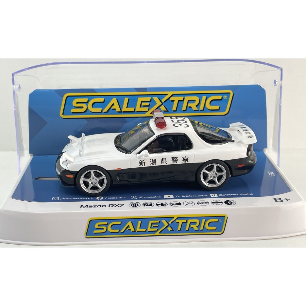 Scalextric C4681 - Mazda RX-7 FD Japanese Police RHD Slot Car 1:32 Scale