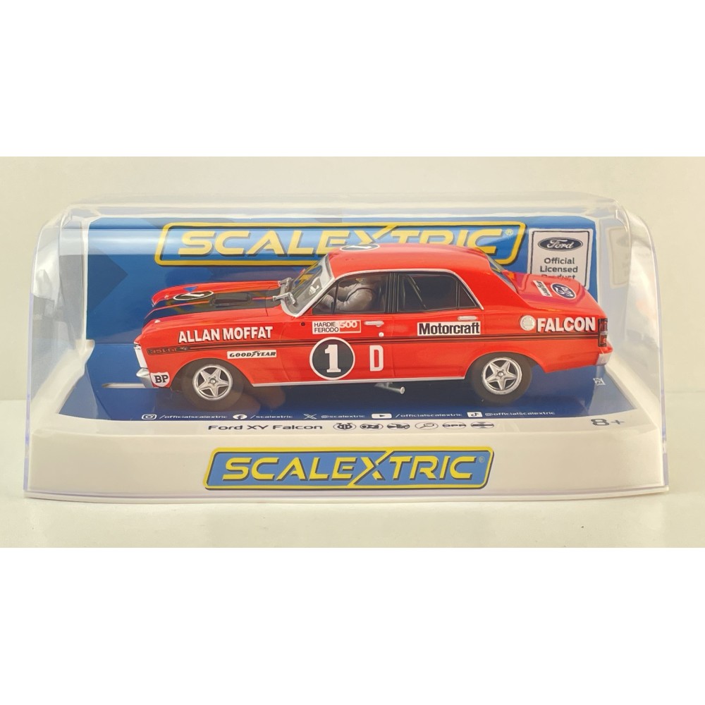 Scalextric C4702F Ford XY Falcon GT-HO Phase III 1975 Bathurst Alan Moffat No 1 Slot Car 1:32 Scale