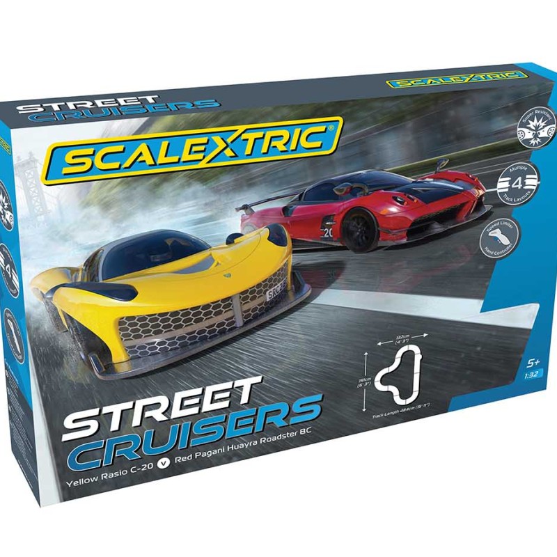 Scalextric C1422 Street Cruisers Race Slot Car Set 1:32