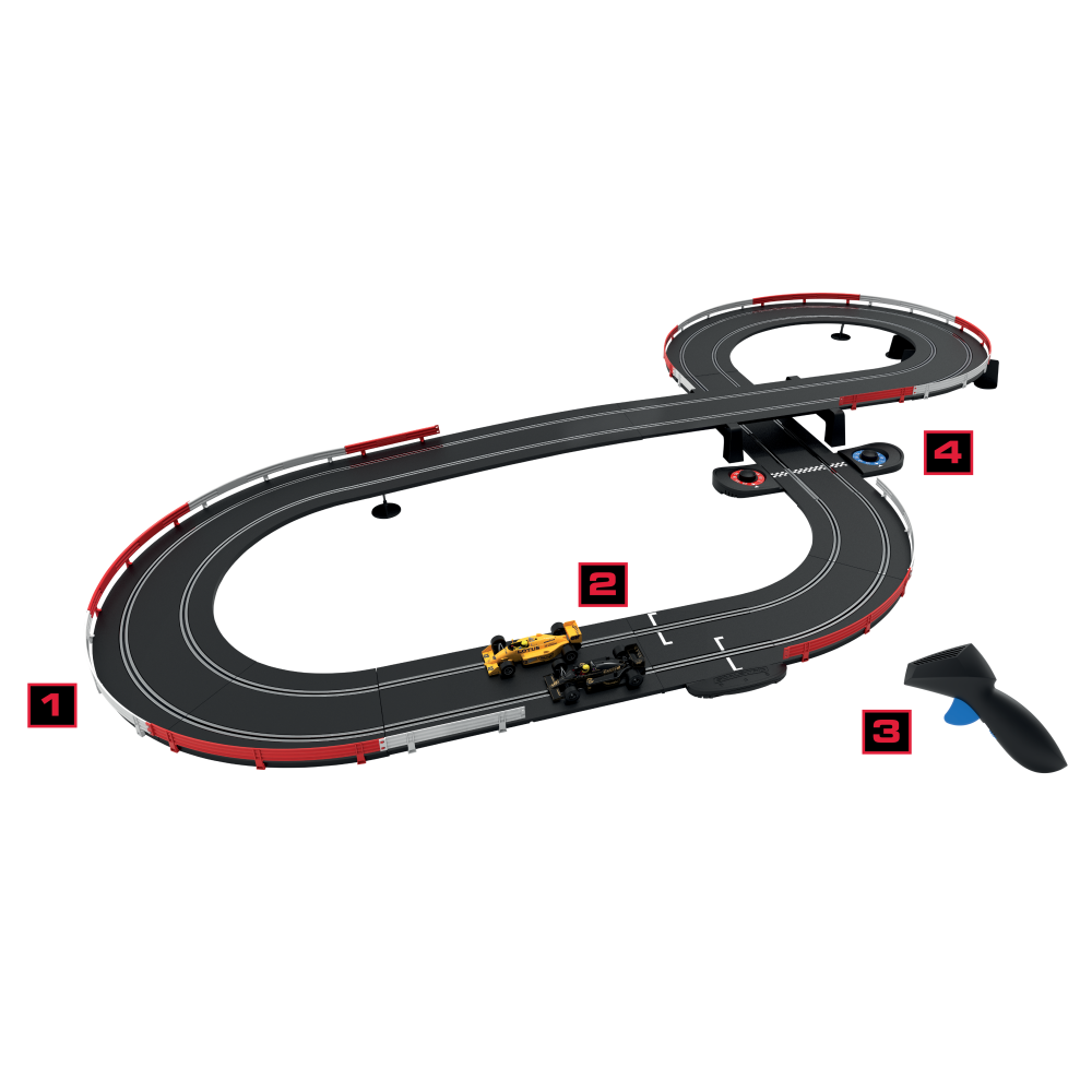 Scalextric C1432 1980 F1 Grand Prix Race Slot Car Set 1:32