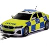 Scalextric C1433 Police Chase Slot Car Racing Set BMW 330i Police Car Vs Corvette C8R 1:32