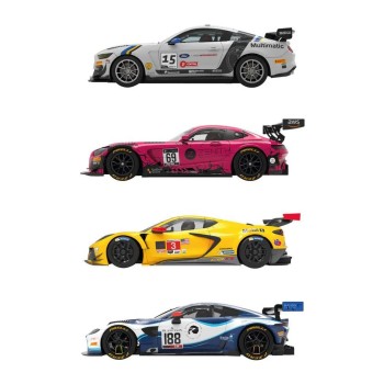Scalextric C1436SF Pro Platinum GT Arc Pro Digital 4 Cars Slot Car Set 1:32