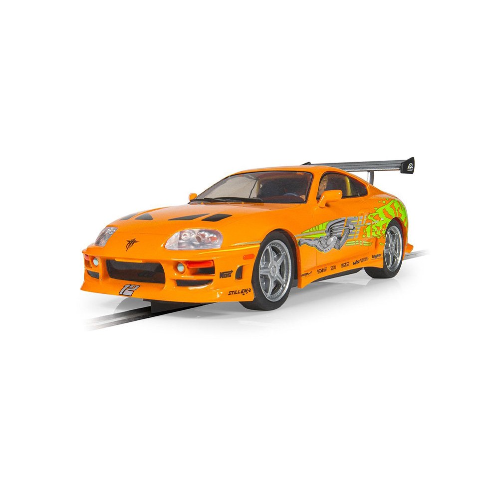 Scalextric C1458 Fast and Furious Hot Laps Slot Car Racing Set Dodge Charger vs Toyota Supra 1:32