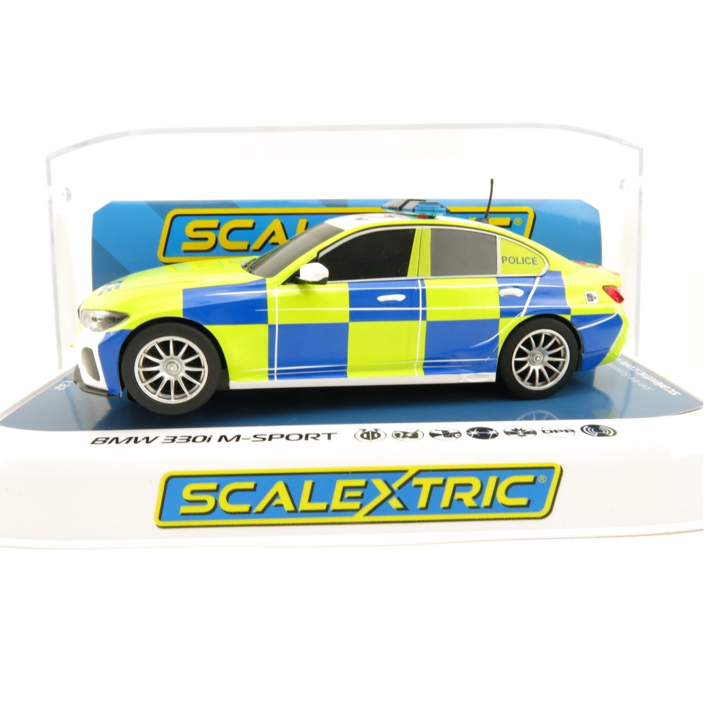 Scalextric C4165 BMW 330i M-Sport - Police Slot Car 1:32 Scale