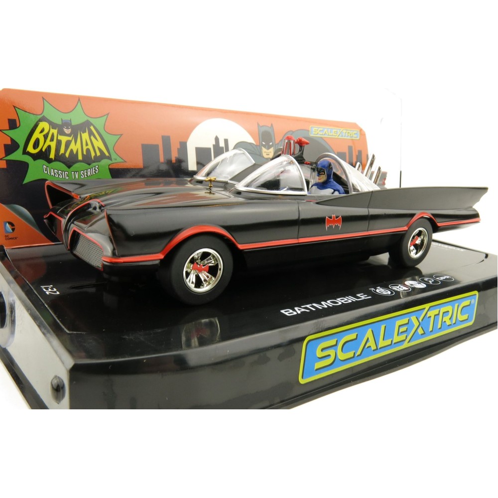 Scalextric C4175 Batmobile 1966 TV Series Batman Slot Car 1:32 Scale