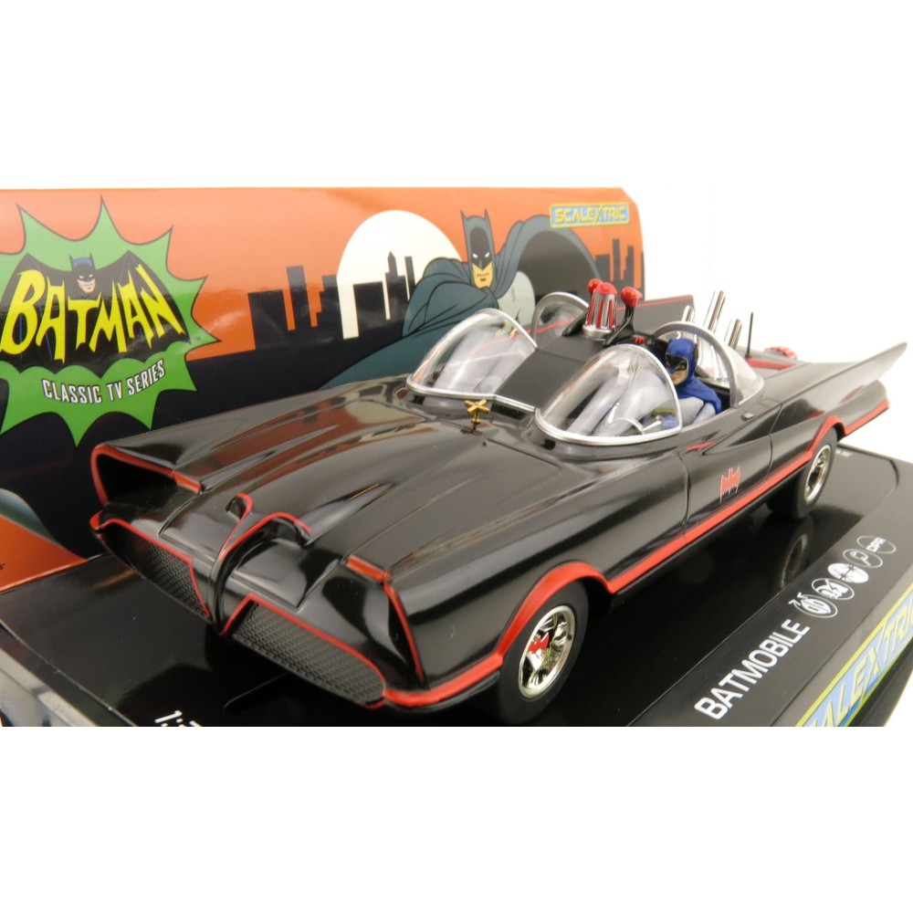 Scalextric C4175 Batmobile 1966 TV Series Batman Slot Car 1:32 Scale