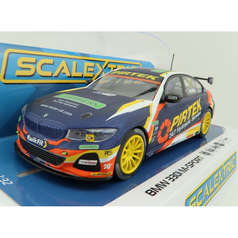 Scalextric C4194 BMW 330i M-Sport BTCC 2019 Andrew Jordan Slot Car 1:32 Scale