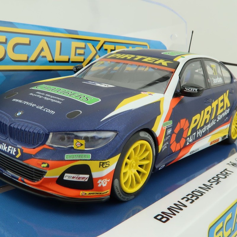 Scalextric C4194 BMW 330i M-Sport BTCC 2019 Andrew Jordan Slot Car 1:32 Scale