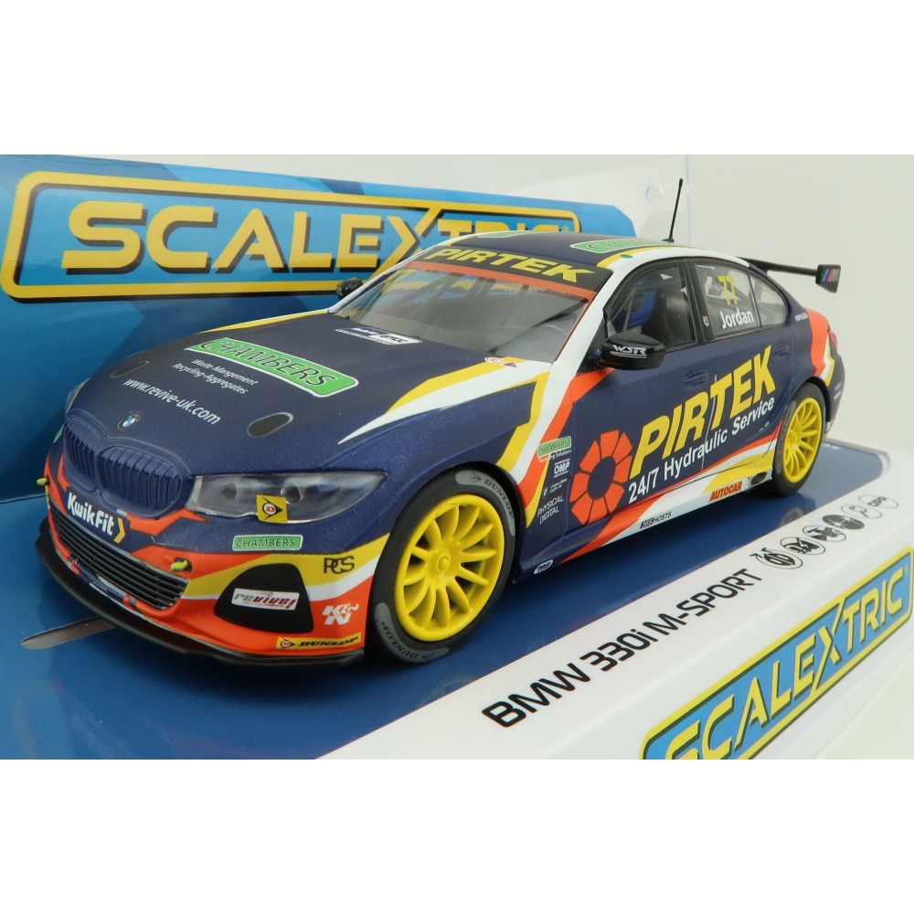 Scalextric C4194 BMW 330i M-Sport BTCC 2019 Andrew Jordan Slot Car 1:32 Scale