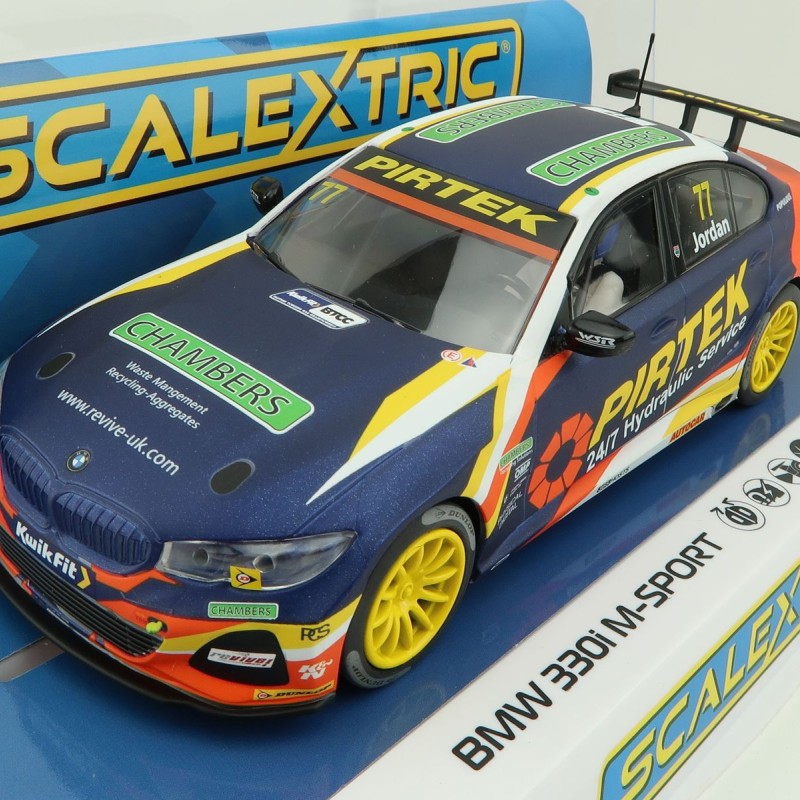 Scalextric C4194 BMW 330i M-Sport BTCC 2019 Andrew Jordan Slot Car 1:32 Scale