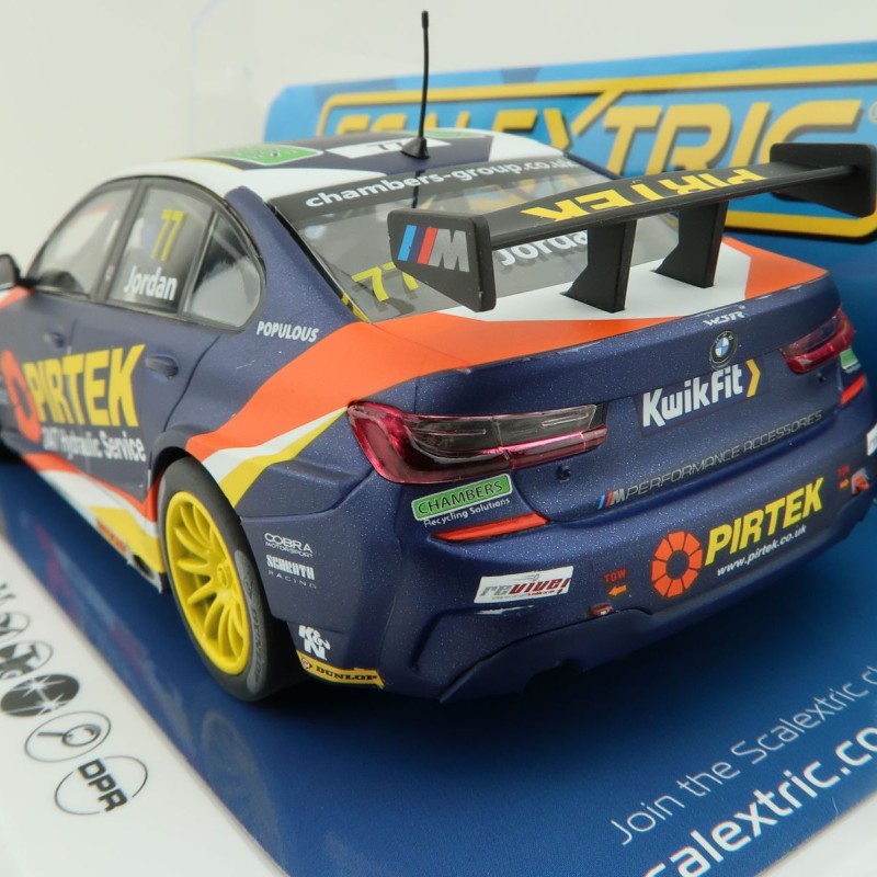 Scalextric C4194 BMW 330i M-Sport BTCC 2019 Andrew Jordan Slot Car 1:32 Scale