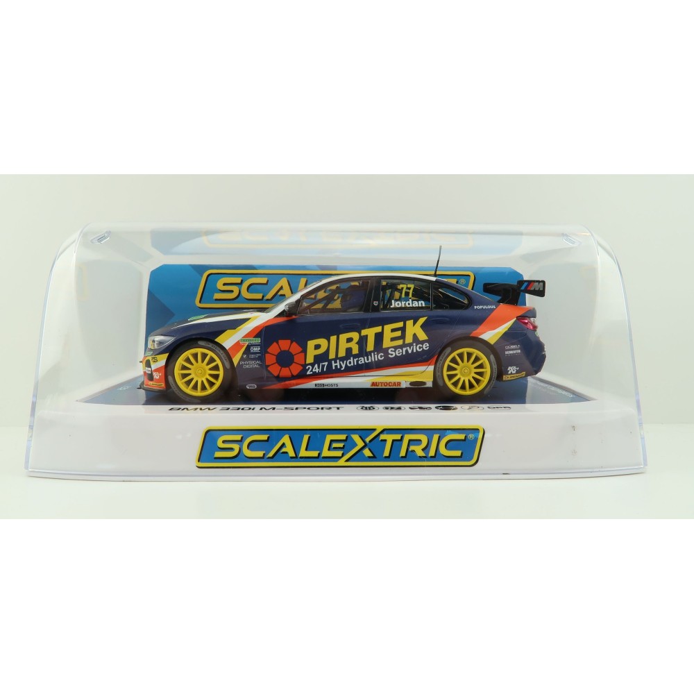 Scalextric C4194 BMW 330i M-Sport BTCC 2019 Andrew Jordan Slot Car 1:32 Scale