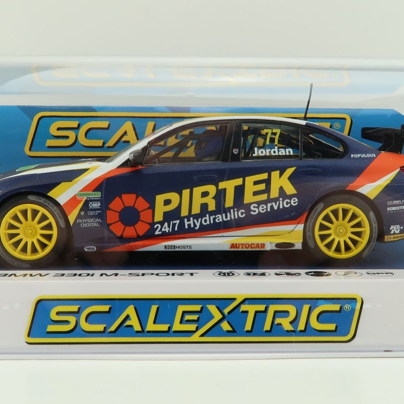 Scalextric C4194 BMW 330i M-Sport BTCC 2019 Andrew Jordan Slot Car 1:32 Scale