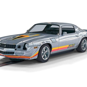 Scalextric C4227 Chevrolet Camaro Z28 - Silver Slot Car 1:32 Scale
