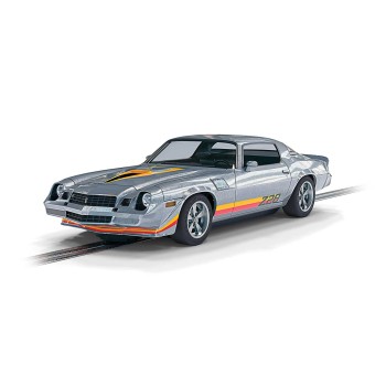 Scalextric C4227 Chevrolet Camaro Z28 - Silver Slot Car 1:32 Scale