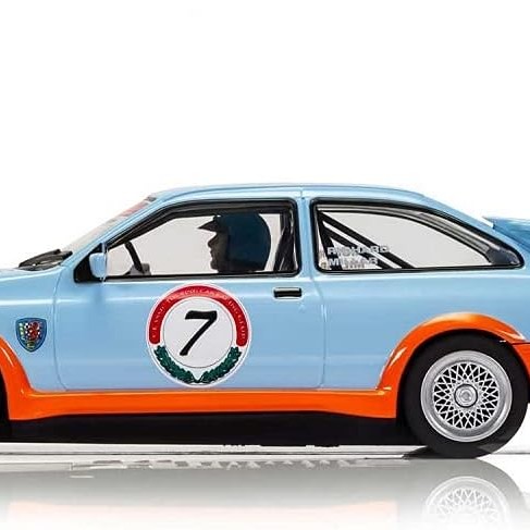 Scalextric C4231 Ford Sierra RS500 - Gulf Edition - Richard Millar Slot Car 1:32 Scale