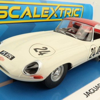 Scalextric C4232 - Jaguar E-Type - Goodwood Revival - Adrian Newey Slot Car 1:32 Scale