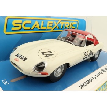 Scalextric C4232 - Jaguar E-Type - Goodwood Revival - Adrian Newey Slot Car 1:32 Scale